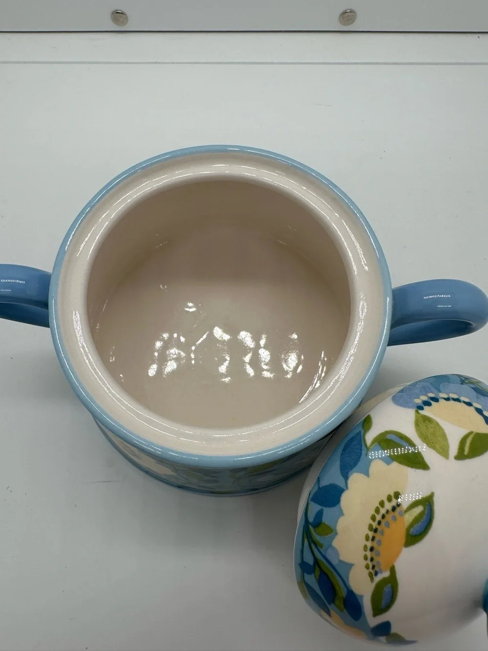 Kim Parker Home~ Chicory Hymn Spode ceramic Cream and Sugar Set - Picture 8 of 10